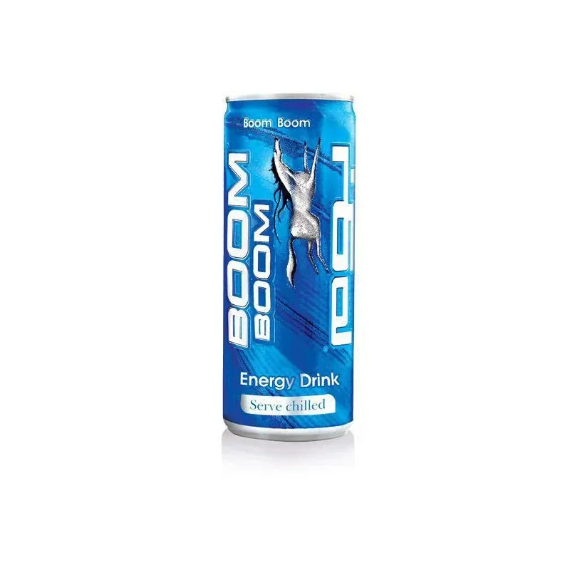 BOOM BOOM ENERGY DRINK 24*250ML - مشروب بوم بوم الطاقة 24*250مل