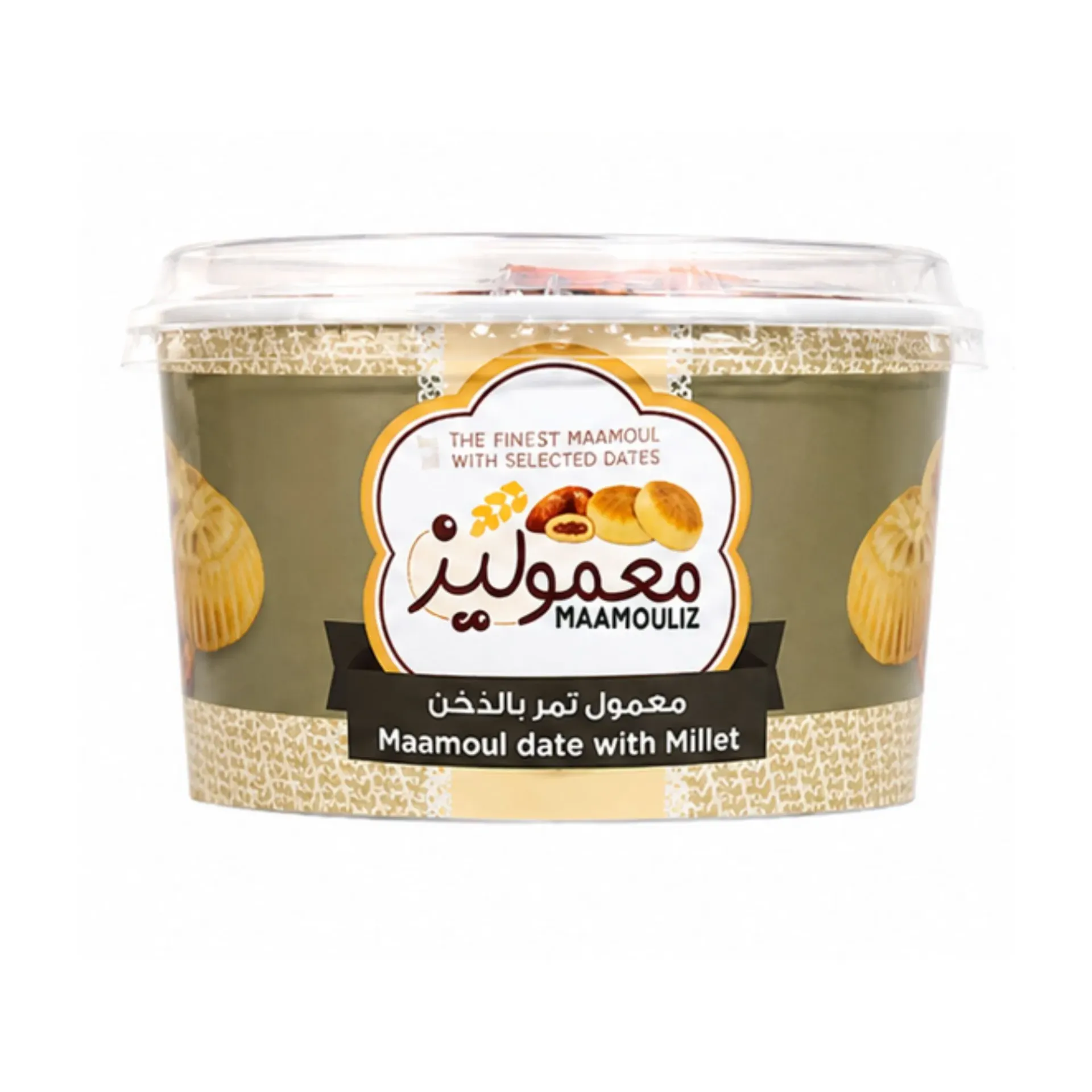 MAAMOULIZ MAAMOUL DATE WITH MILLET 400 G - معموليز معمول تمر بالدخن 400جم