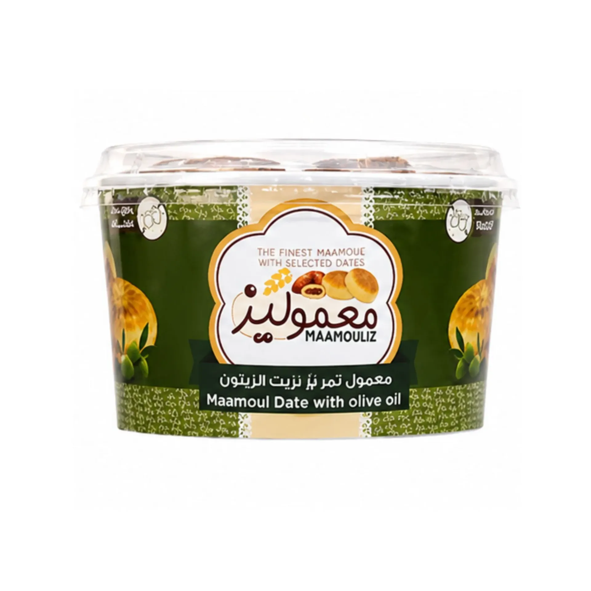 MAAMOULIZ MAAMOUL DATE WITH OLIVE OIL 400 G - معموليز معمول تمر بر بزيت الزيتون 400جم