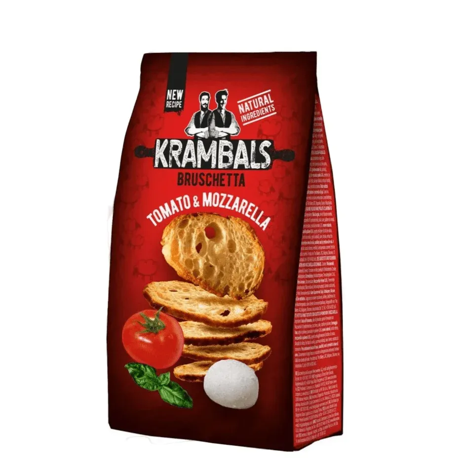 KRAMBALLS BRUSCHETTA TOMATO&MOZZARELLA 70 G - مقرمشات كرامبلز بالطماطم والموتزريلا 70 جم