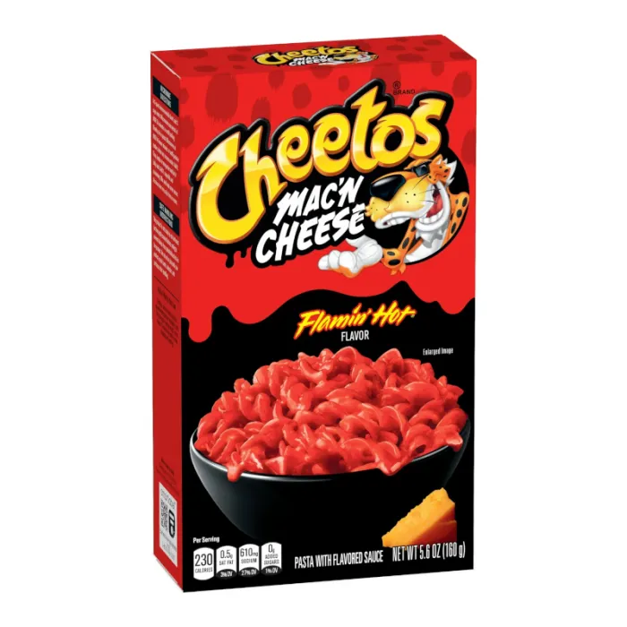 CHEETOS MAC&CHEESE160G - مكرونة شيتوس الحارة 12*160G