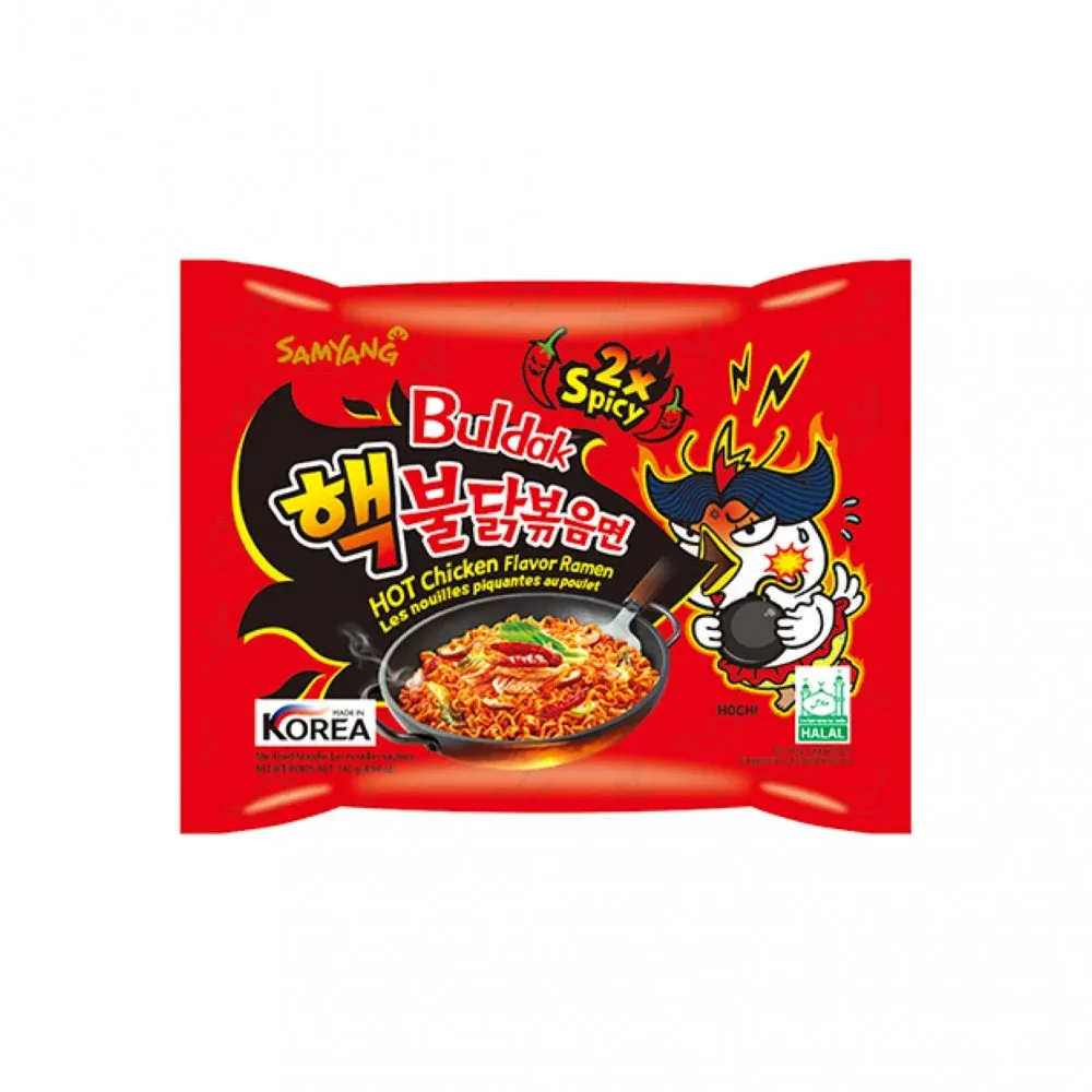 SAMYANG 2X SPICY 140G*5*8 - مكرونه سامينغ 2*حار 140 جم*5*8