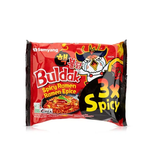 BULDAK SAMYANG RAMEN 3X SPICY 140G*5 - بولدك رامن سامينغ 3*حار 140*5