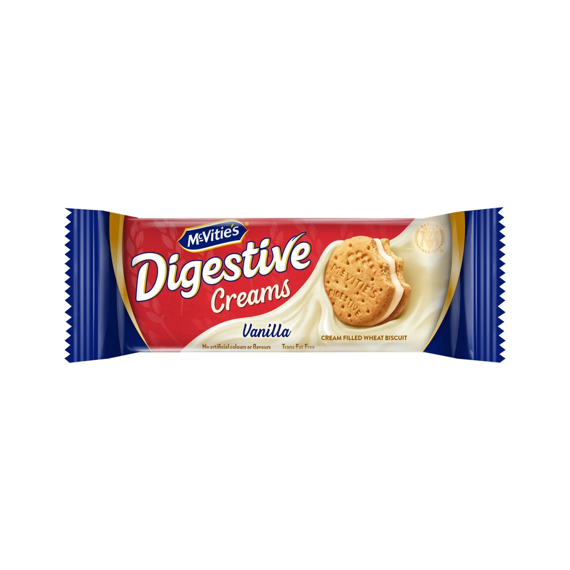 MCVITIES DIGESTIVE VANILLA 40 G - مكفيتيز دايجستيف بالفانيلا 40 جم