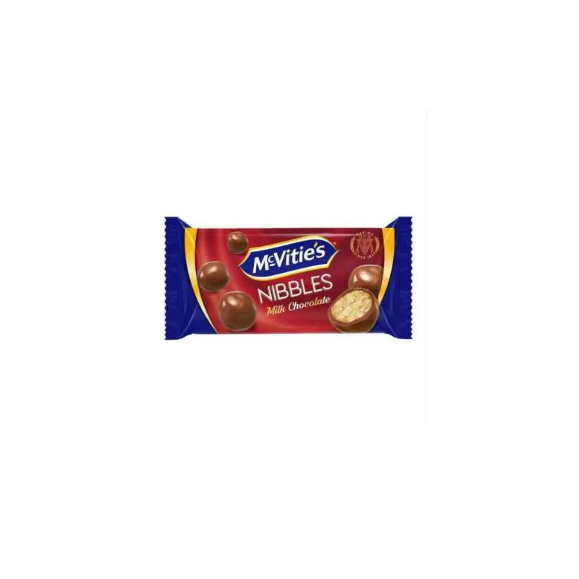MCVITIES NIBBLES MILK CHOCOLATE 37 G - مكفيتيز نيبلز بشوكولاتة الحليب 37 جم