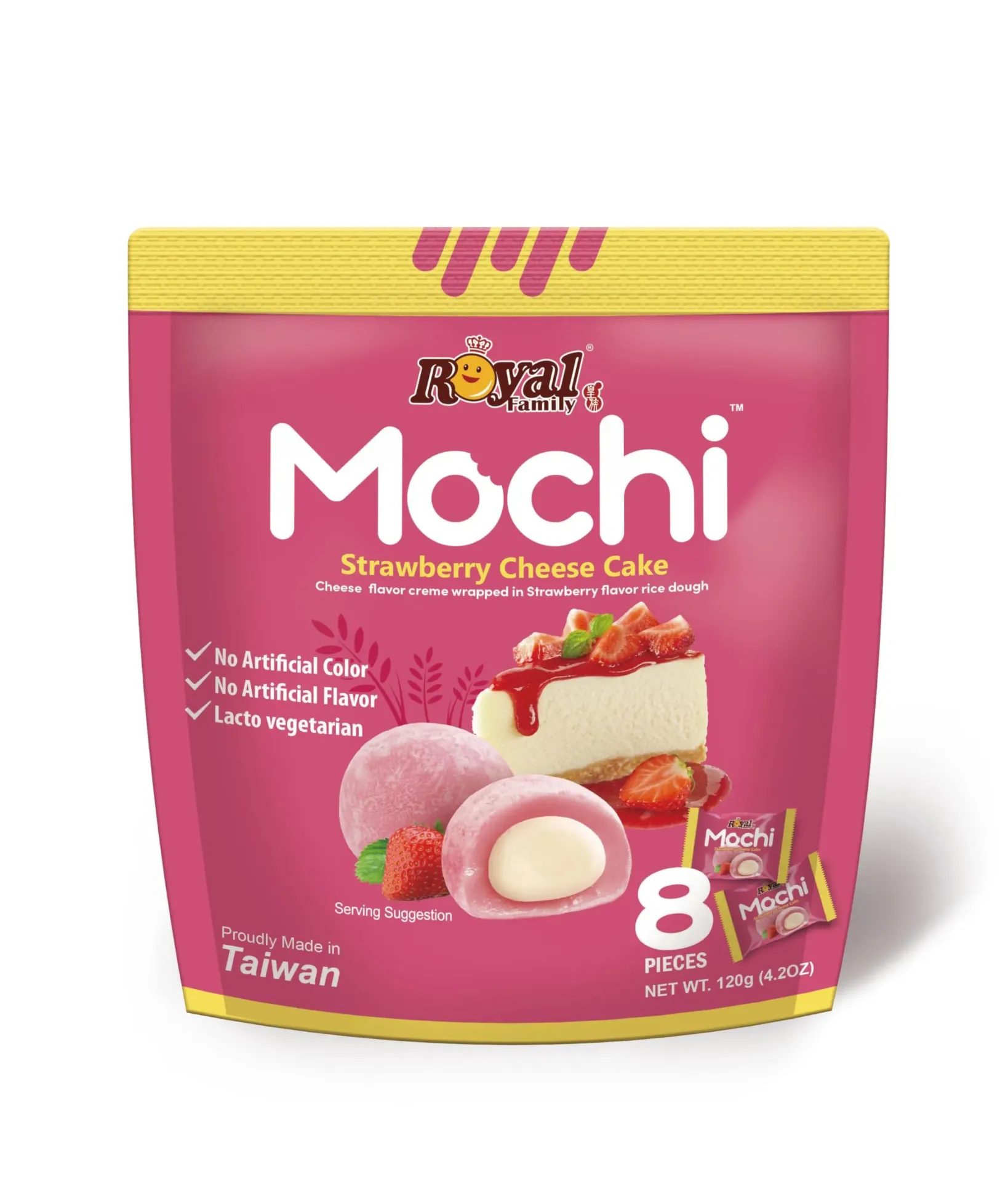 MOCHI CHEESE CAKE STRAWBERRY 120 G - موتشى تشيز كيك الفراولة 120  جم