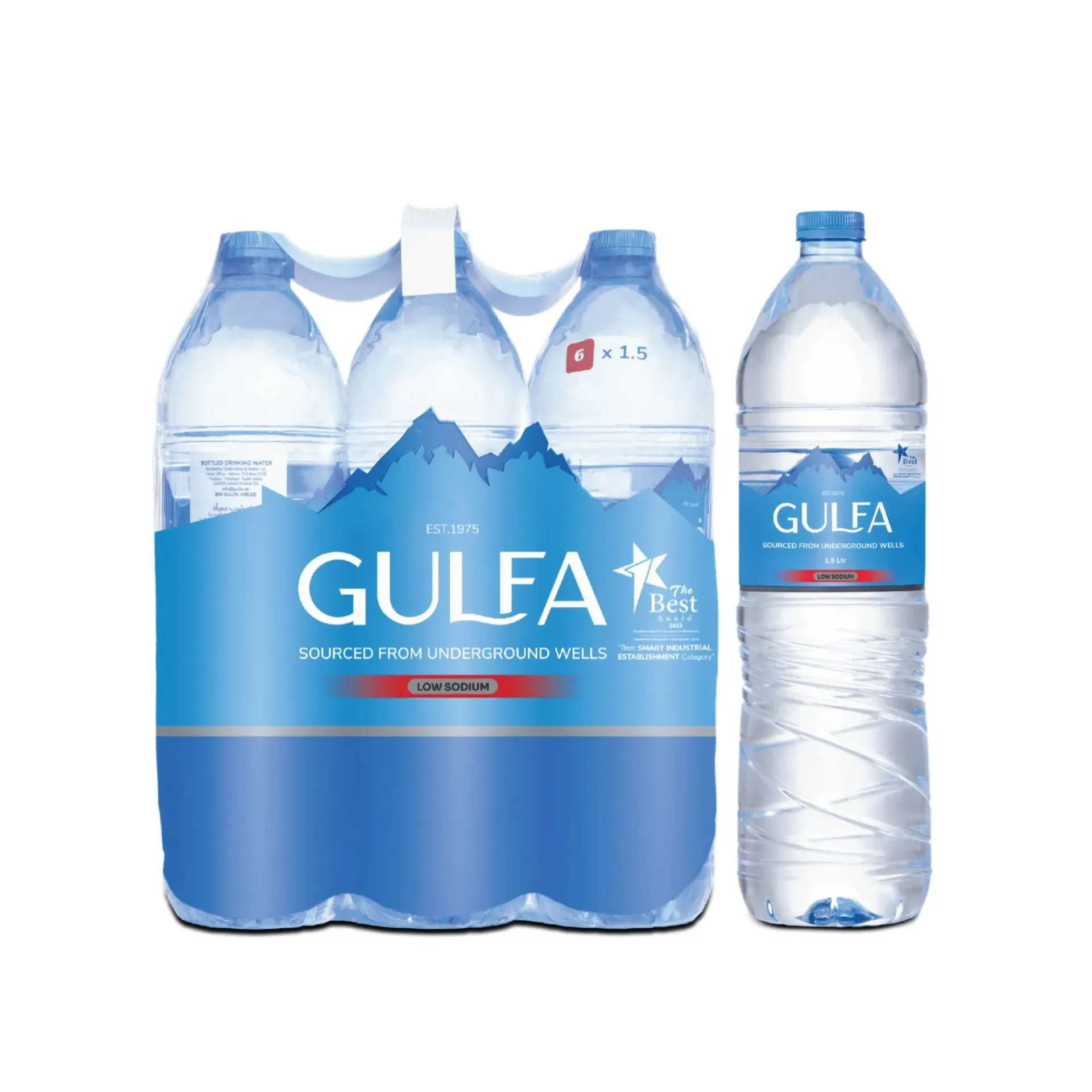 GULFA WATER 6*1.5 LITER - مياه جلفا 1.5لتر*6