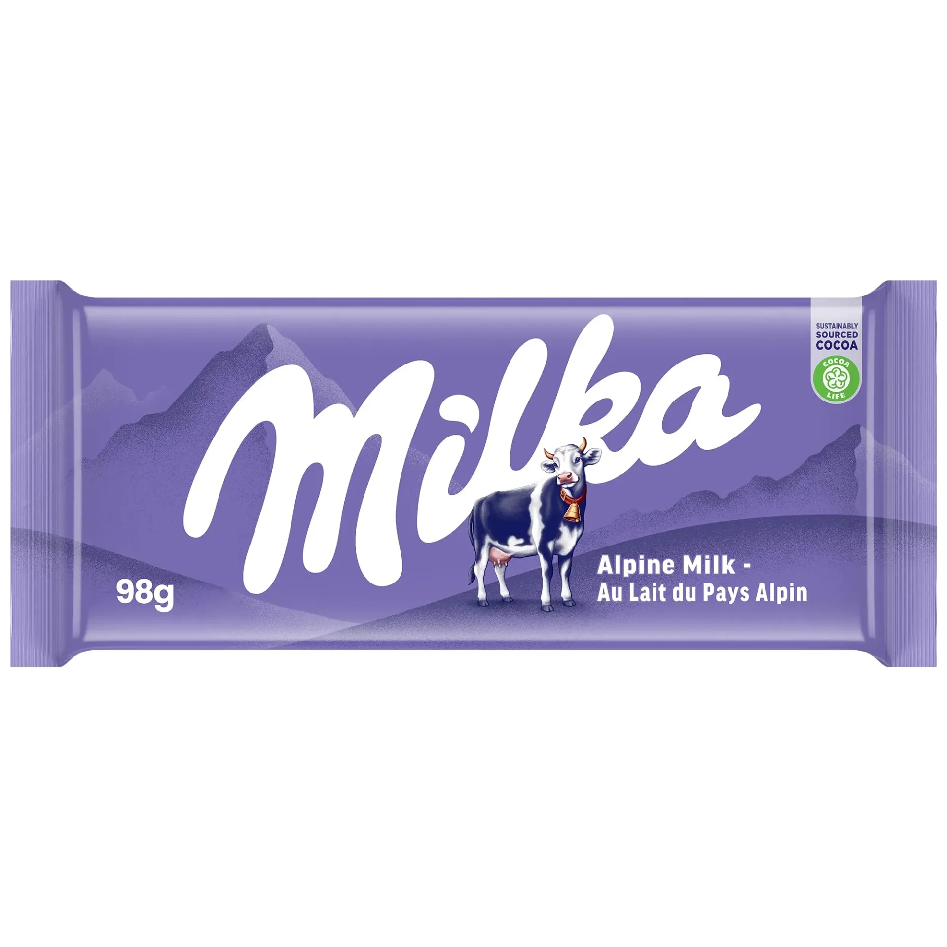 Milka alpine milk Chocolate 100g - ميلكا شوكولاته حليب البين 100 جرام