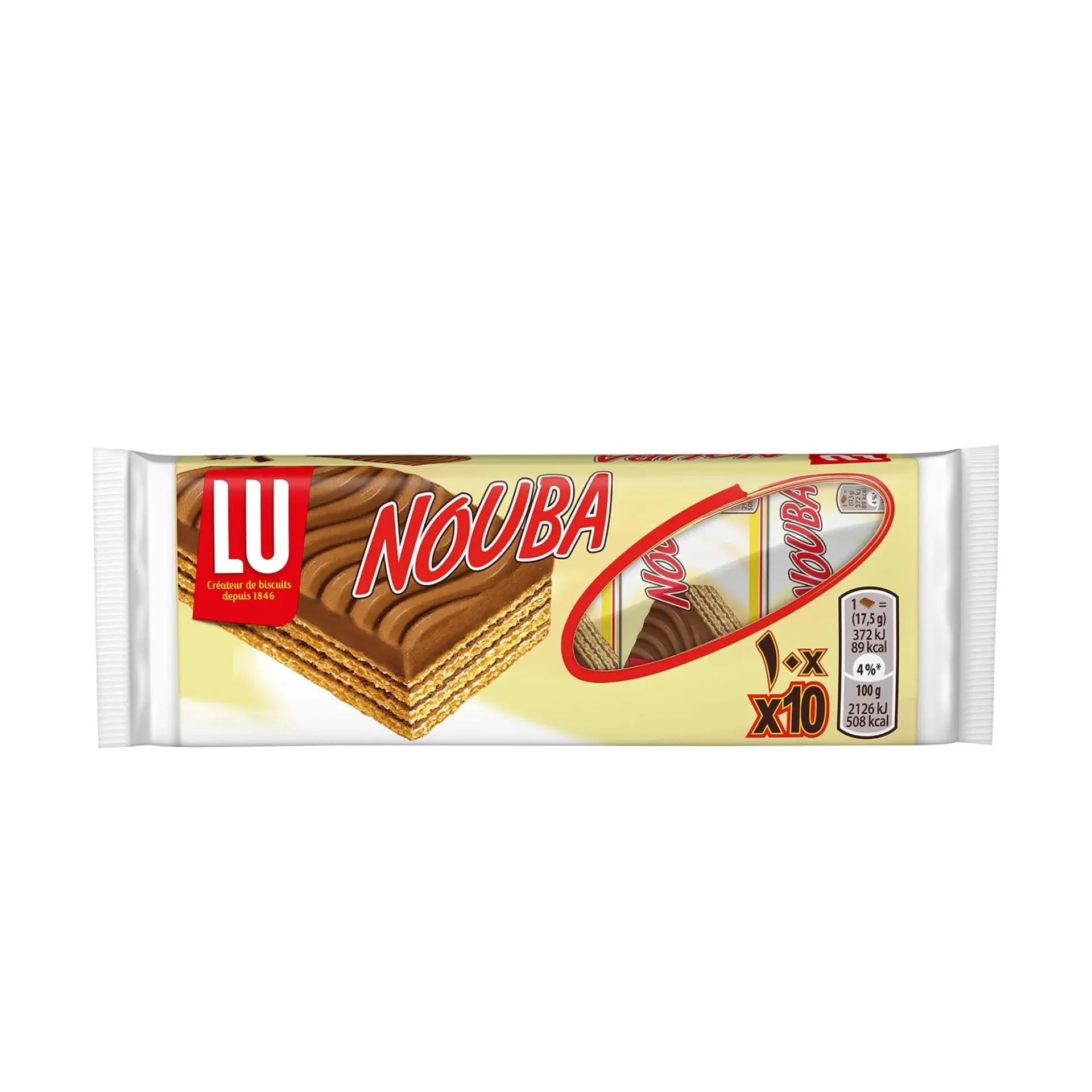 NOUBA CHOCOLATE WAFER 175 G*2 - نوبا ويفر الشوكولاتة 175  جم*2