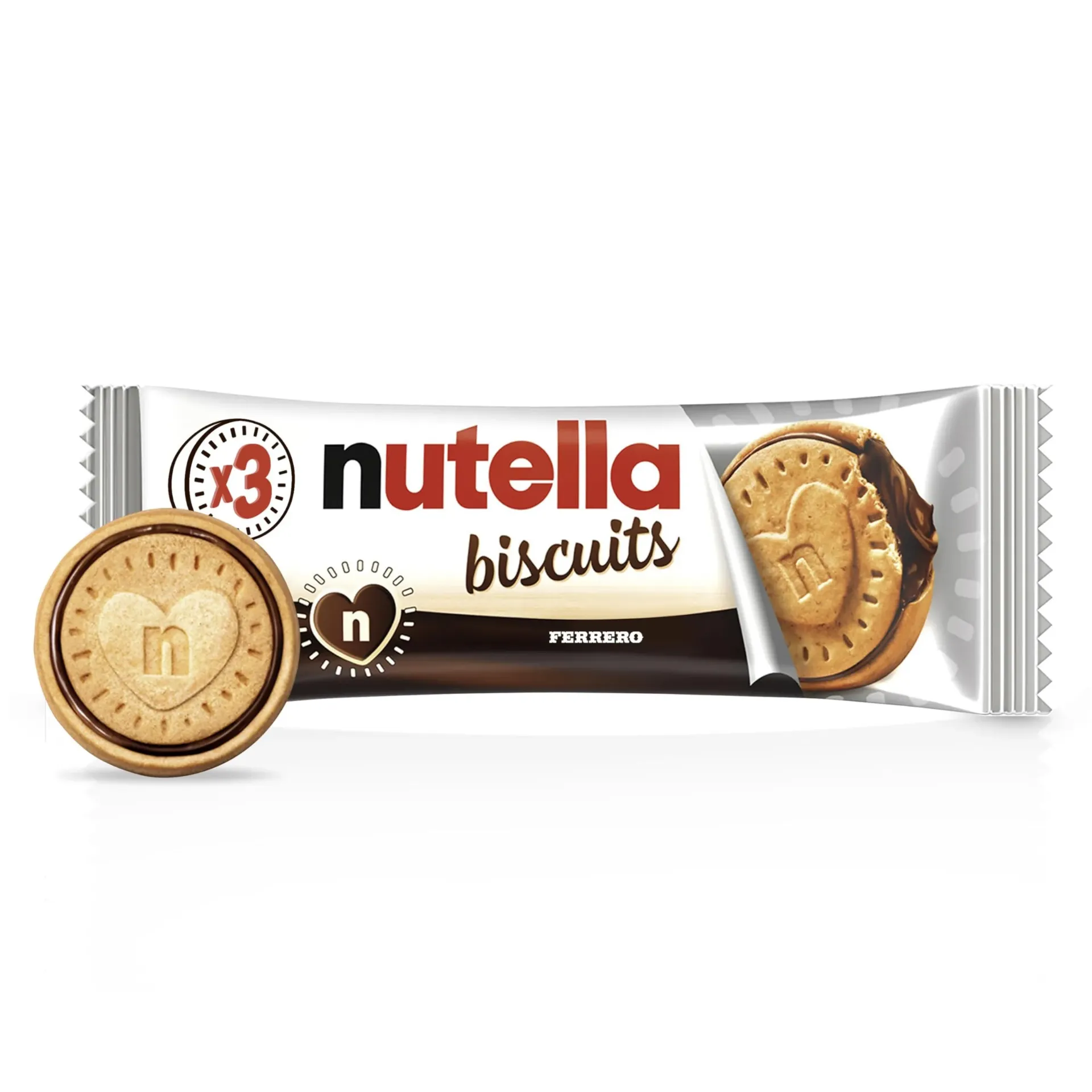NUTELLA BISCUITS T3 41.4G - نوتيلا بسكويت 3 قطع 41.4جم