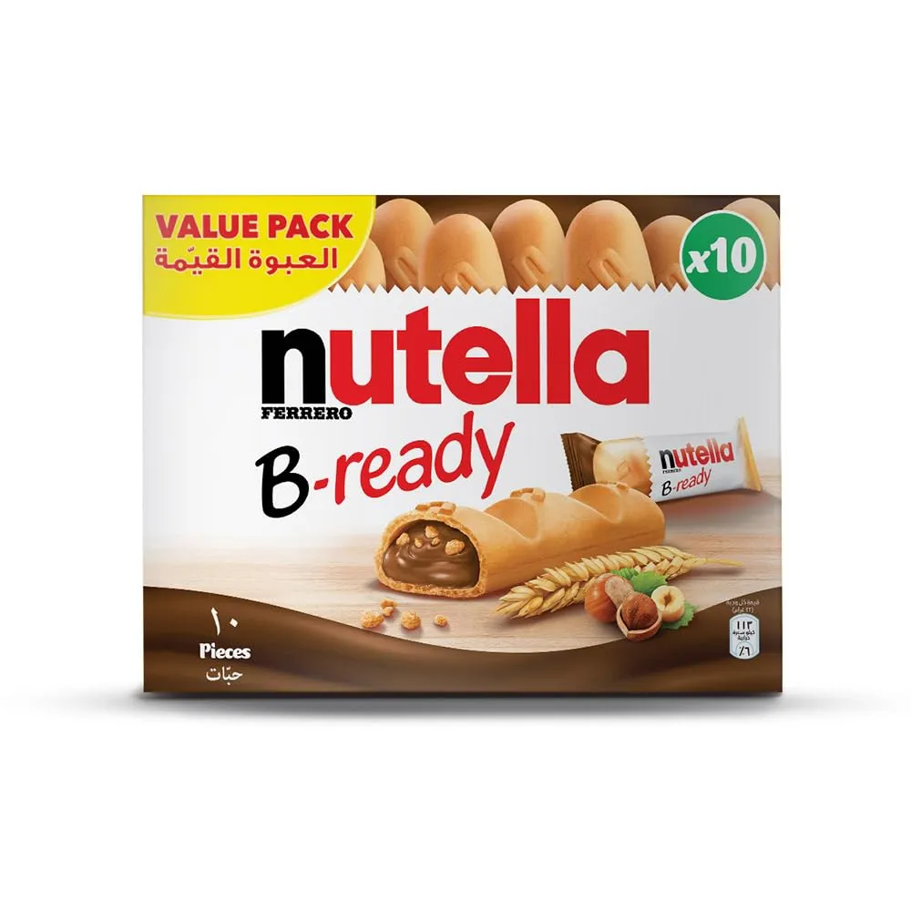 NUTELLA B READY 10 PCS 220G - نوتيلا بيردى 10حبات 220جم
