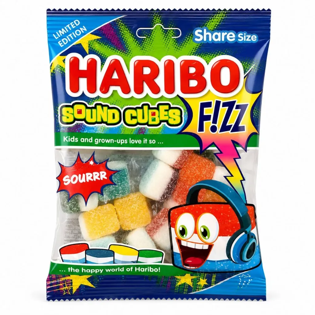 HARIBO SOUND CUBES 70 G - هاريبو ساوند كيوبس 70جم
