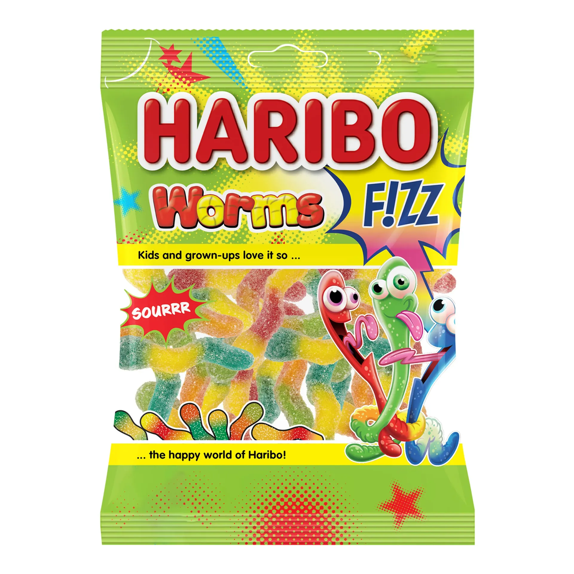 HARIBO FIZZ WORMS 70 G - هاريبو فيز ورمز 70 جم