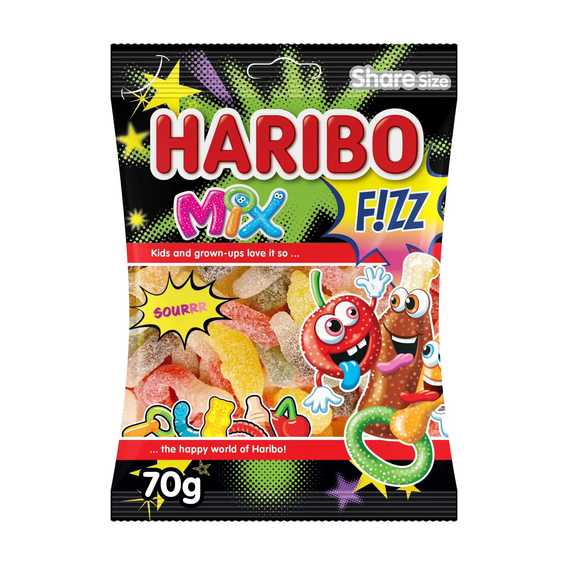 HARIBO MIX FIZZ 80 G - هاريبو ميكس فيز 80 جم