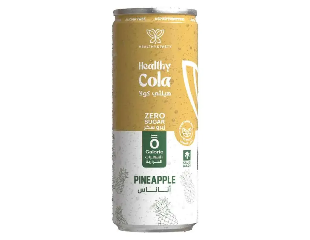 HEALTHY COLA PINEAPPLE 250 GM*6 - هيلثى كولا طعم اناناس 250 جم*6