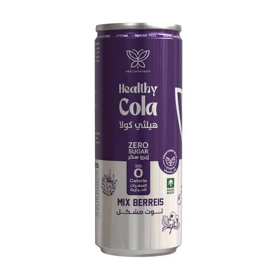 HEALTHY COLA MIX BERRIES 250 GM*6 - هيلثى كولا طعم توت مشكل 250 جم*6