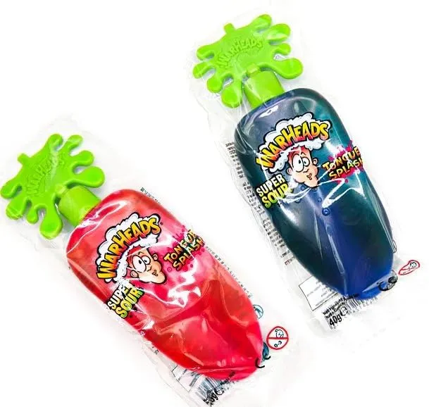 WARHEADS TONGUE SPLASH 40G - وور هيدز اللسان سبلاش 40ج