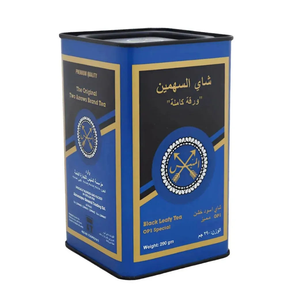 شاى السهمين اسود خشن 290  جرام/THE ORIGINAL TWO ARROW BLACK LEAFY TEA 290 G