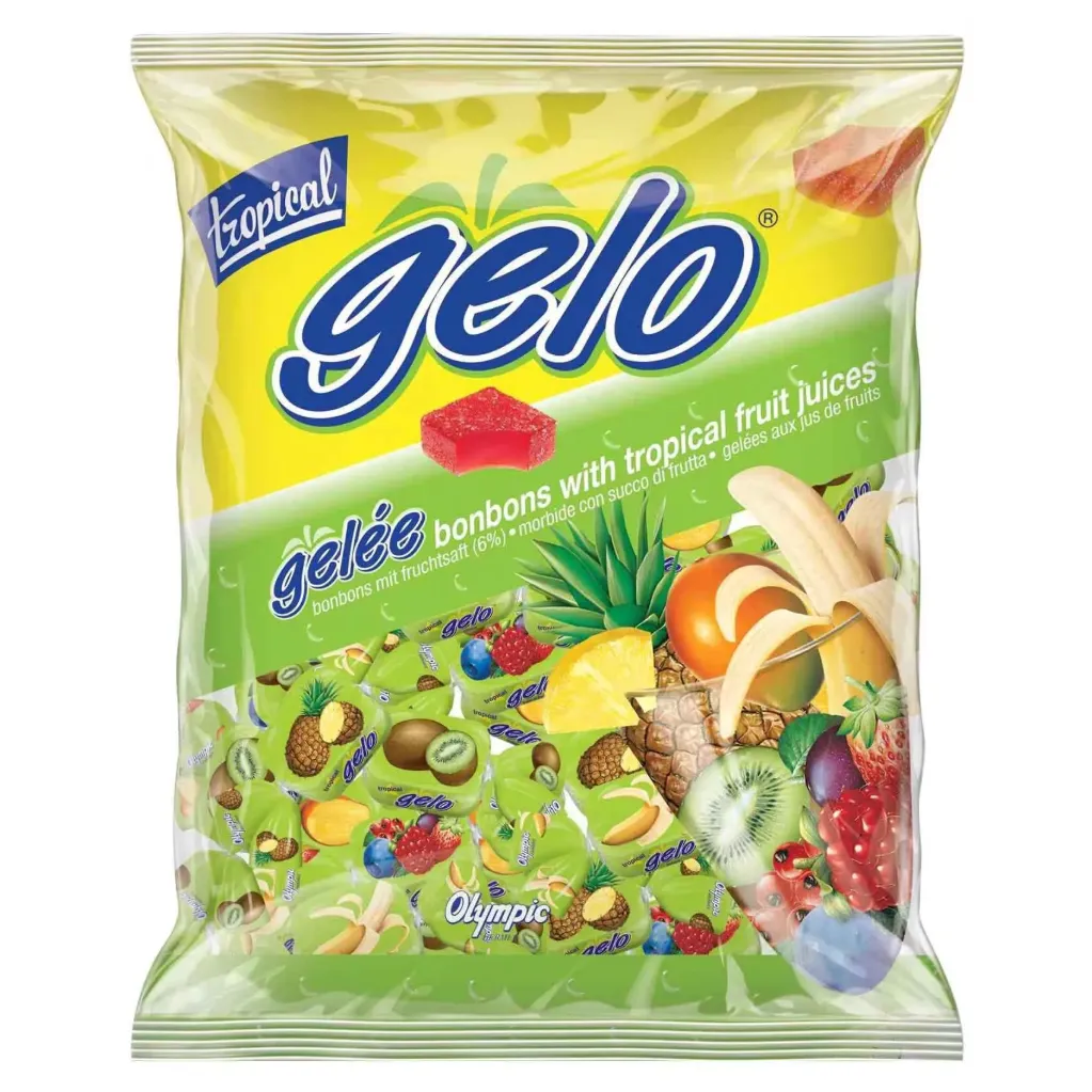 جيلو جيلى تروبيكال 400  جم/GELO TROPICAL JELLIES 400 G
