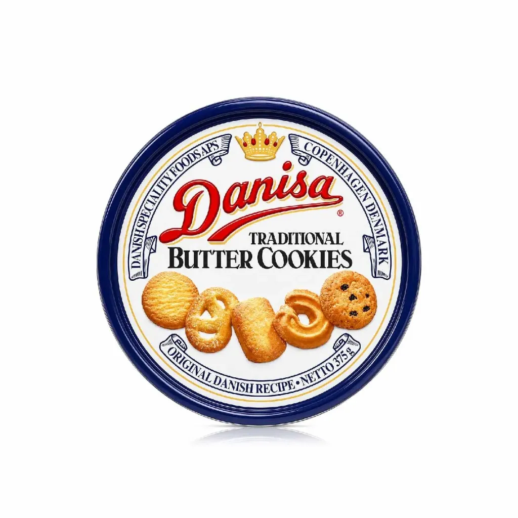 بسكويت كوكيز بطعم الزبدة 375جرام/DANISA BISCUITS COOKIES 375G