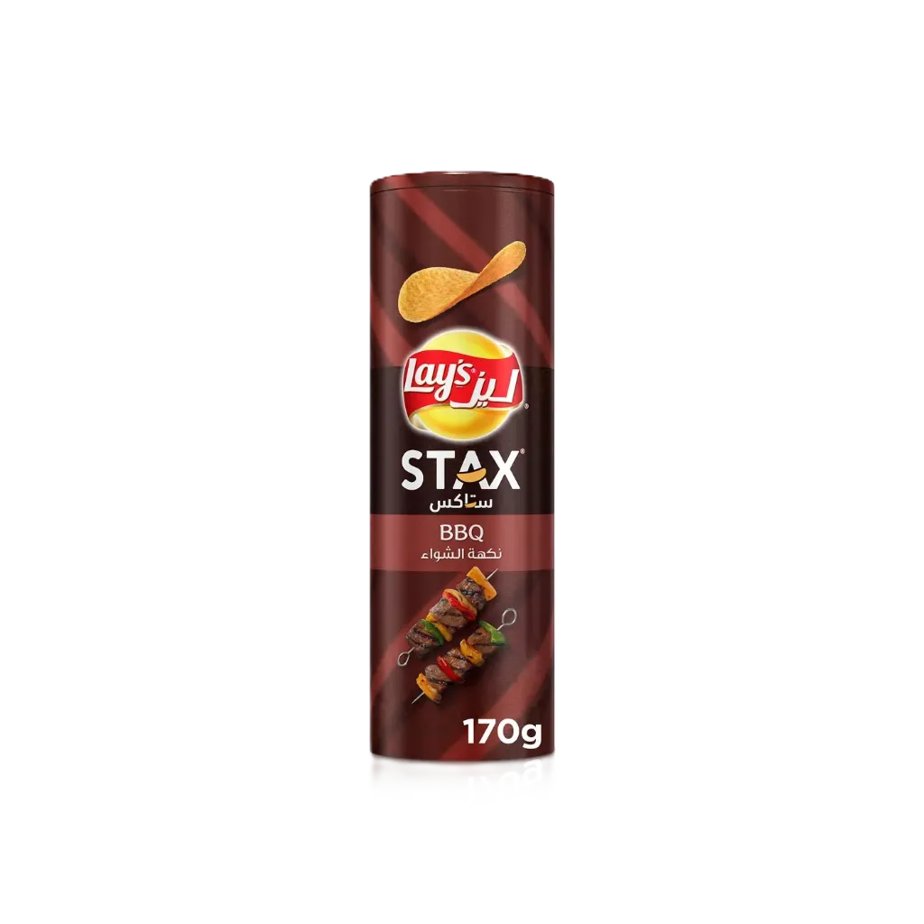 ليز ستاكس باربكيو 170 جم/LAYS STAX BBQ 170 G
