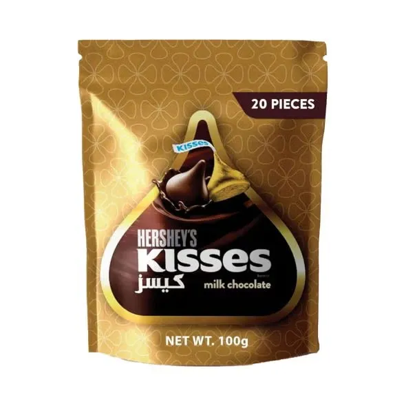 هيرشيز كيسز شوكولاتة بالحليب 100  جم/HERSHEY'S KISSES MILK CHOCOLATE 100 G