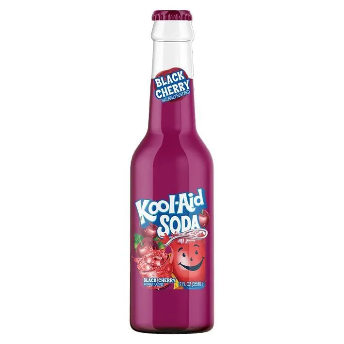 كولايد صودا بالكرز الأسود 355 مل/KOOL AID SODA BLAK CHERRY 355 ML