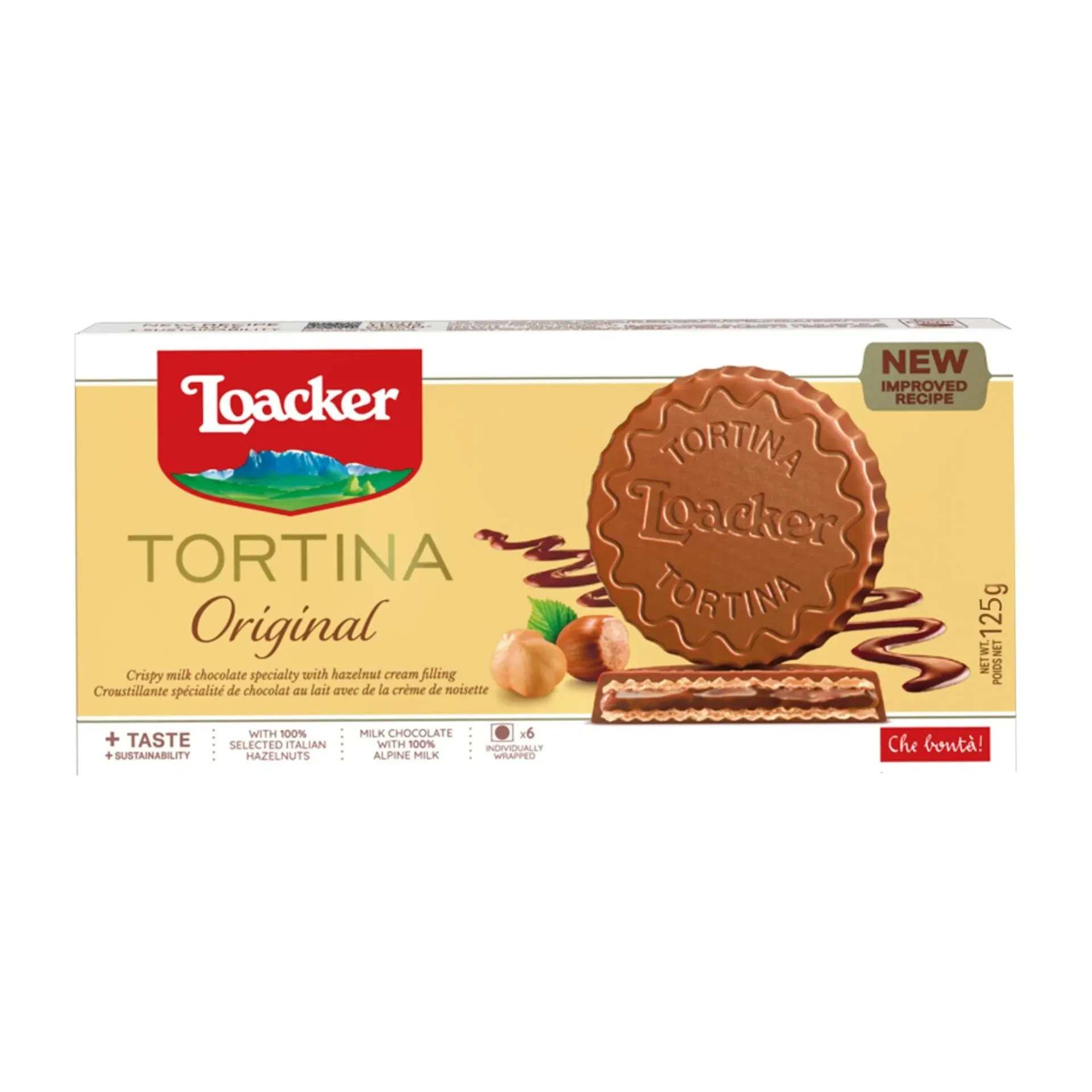 لوكر تورتينا الاصلى 126  جم/LOACKER TORTINA ORIGINAL 126 G
