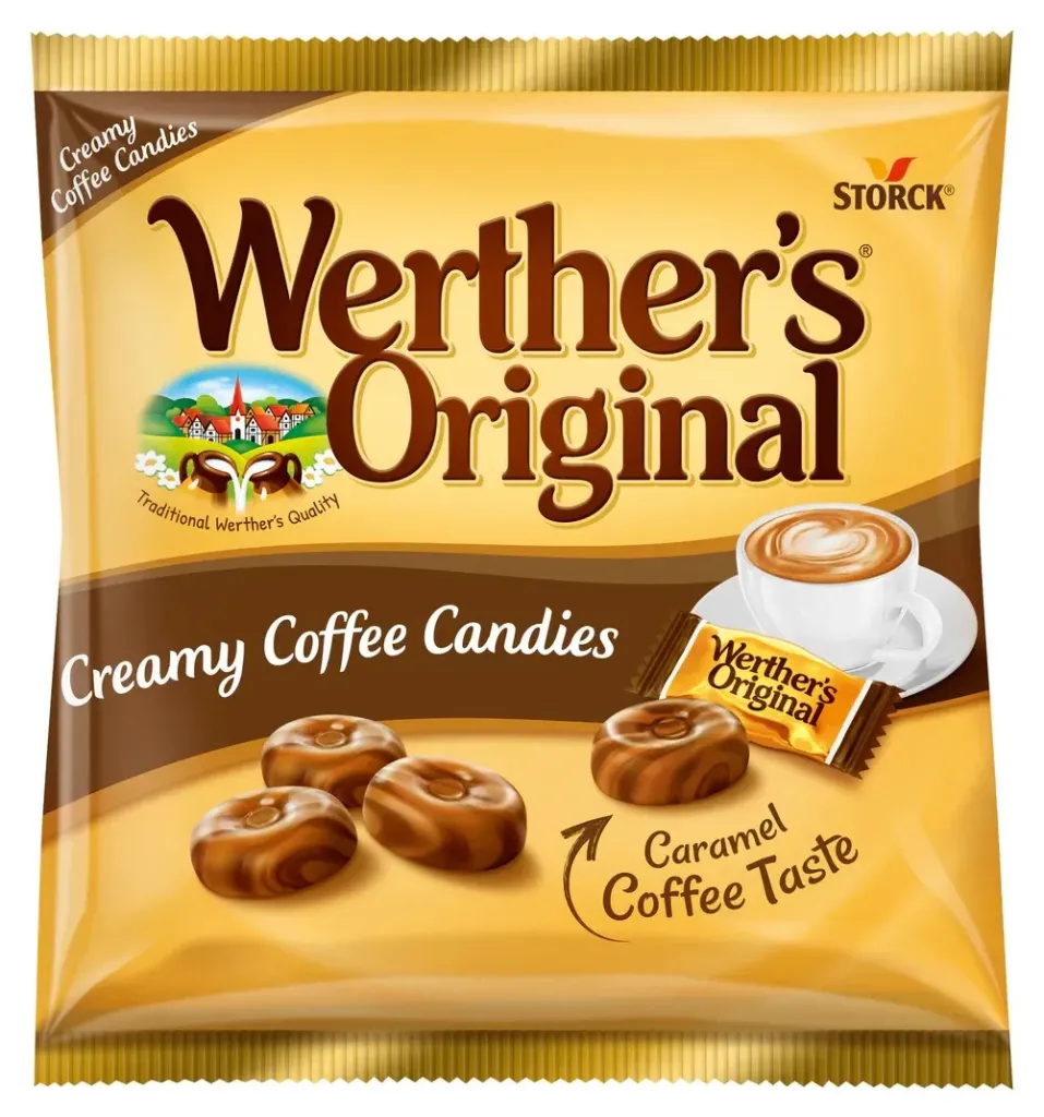 فيرذر أورجينال حلوى القهوة الكريمى 125  جم/WERTHER'S ORIGINAL CREAMY COFFE CANDIES 125 G