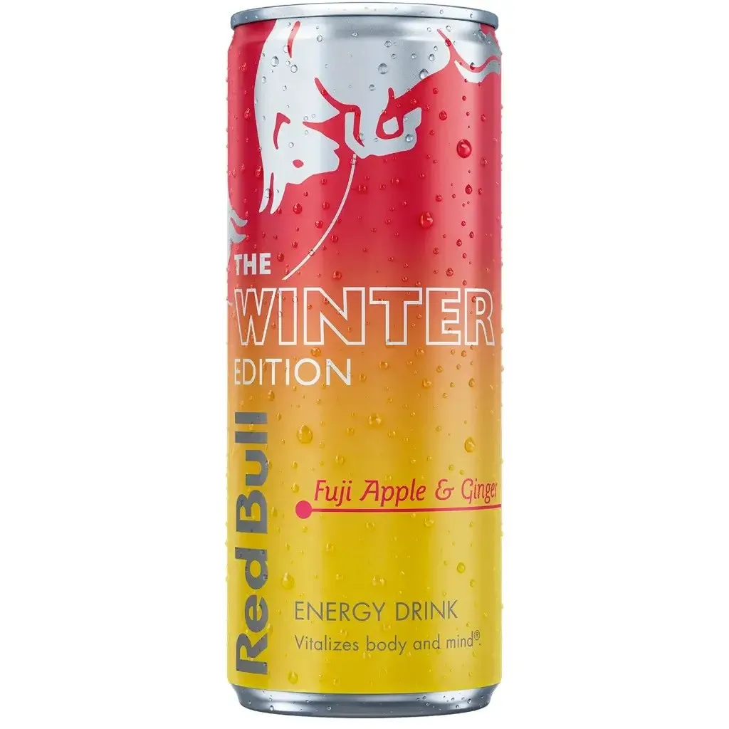 ريدبول الشتاء نكهة تفاح فوجى والجنزبيل 250  مل/REDBULL WINTER EDITION FUJI APPLE AND GINGER 250 ML