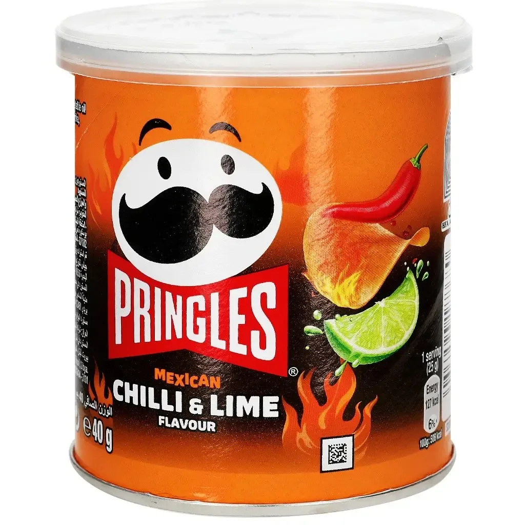 برنجلز الشطة والليمون المكسيكى 40  جم/PRINGLES MEXICAN CHILLI&LIME 40 G