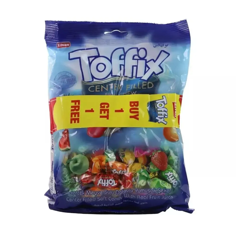 حلوة ايلفين توفيكس بطعم الفواكه المشكلة 2*300 جرام/ELVAN TOFFIX MIX 2*300G