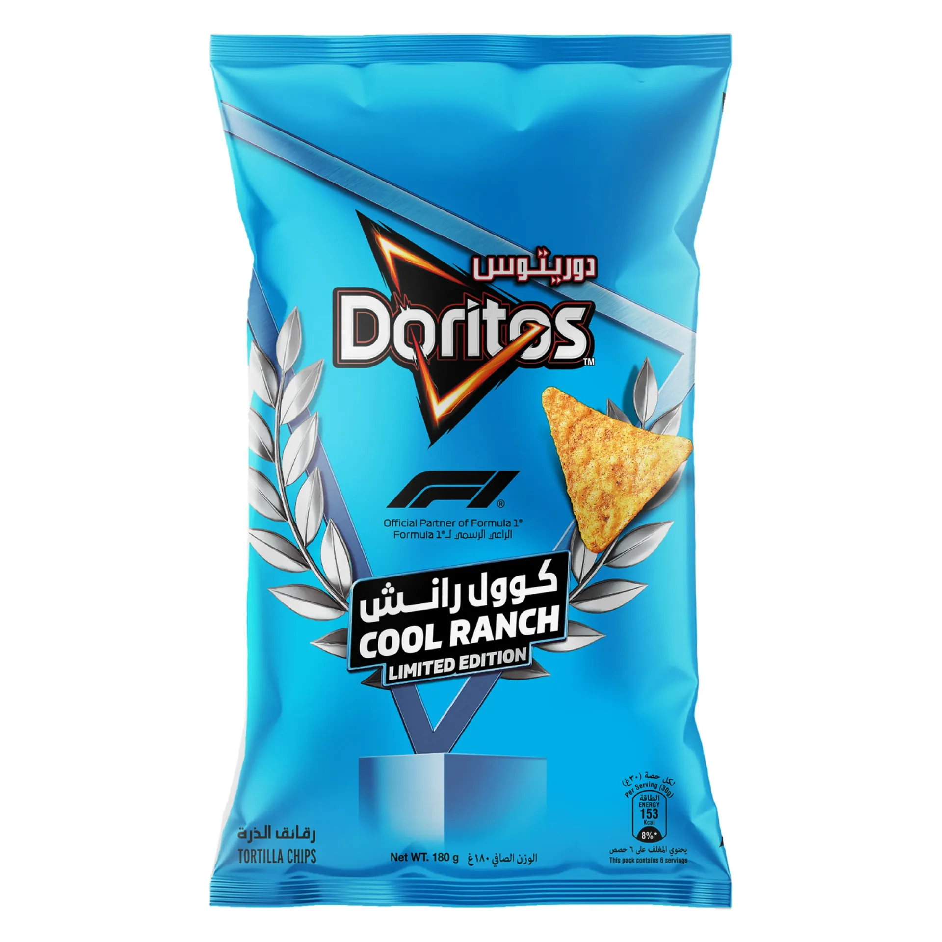 دوريتوس كوول رانش 198.4  جم/DORITOS COOL RANCH 198.4 G