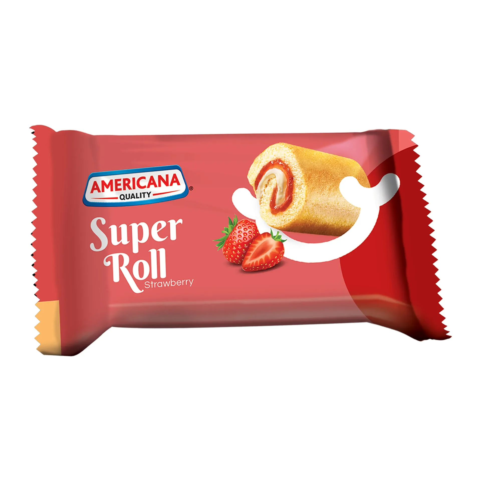 امريكانا كيك سوبر رول فراولة AMERICANA CAKE SUPER ROLL STRAWBERRY