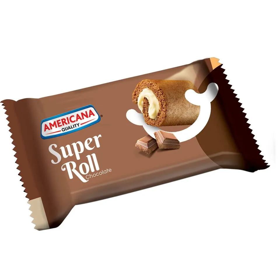 امريكانا كيك رول بالشوكولاتة 60 جم AMERICANA CAKE ROLL CHOCOLATE 60 G