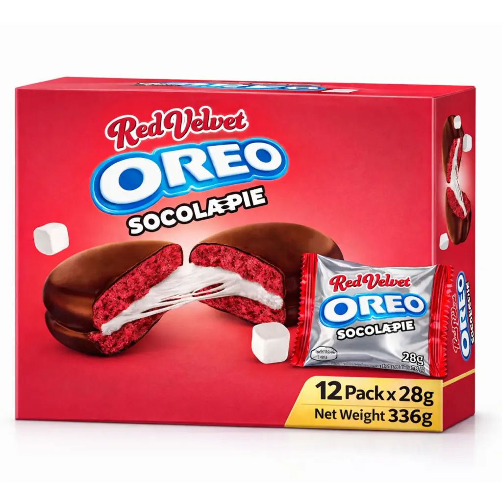 أوريو كيك الريد فيلفت 28 جم*12/OREO CAKE RED VELVET 28 G*12