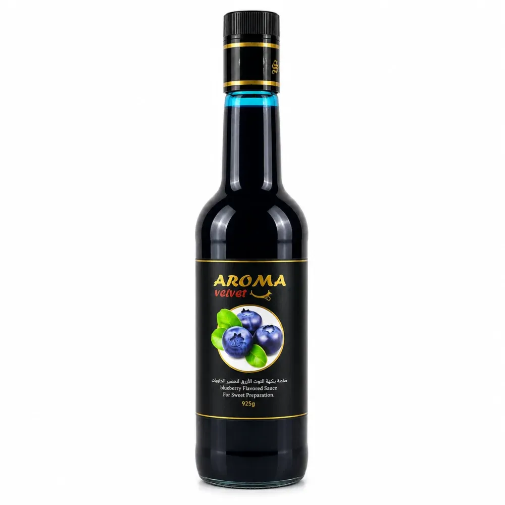اروما فيلفت صوص بنكهة التوت الازرق925 جم/AROMA VELVET BLUEBERRY SAUCE 925 G