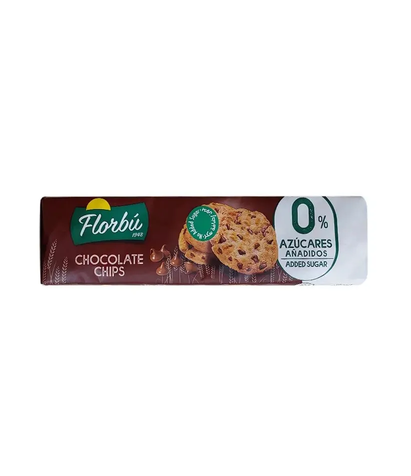 فلوربورو كوكيز برقائق الشيكولاتة 120  مل/FLORBU COOKIES WITH CHOCOLATE CHIPS 120 ML