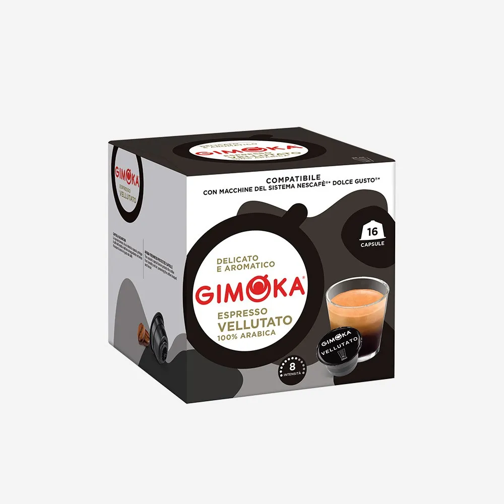 جيموكا كبسولات ايسبريسو فيلتاتو 112  جم/ GIMOKA  CAPSUALES ESPRESSO VELLUTATO 112 G