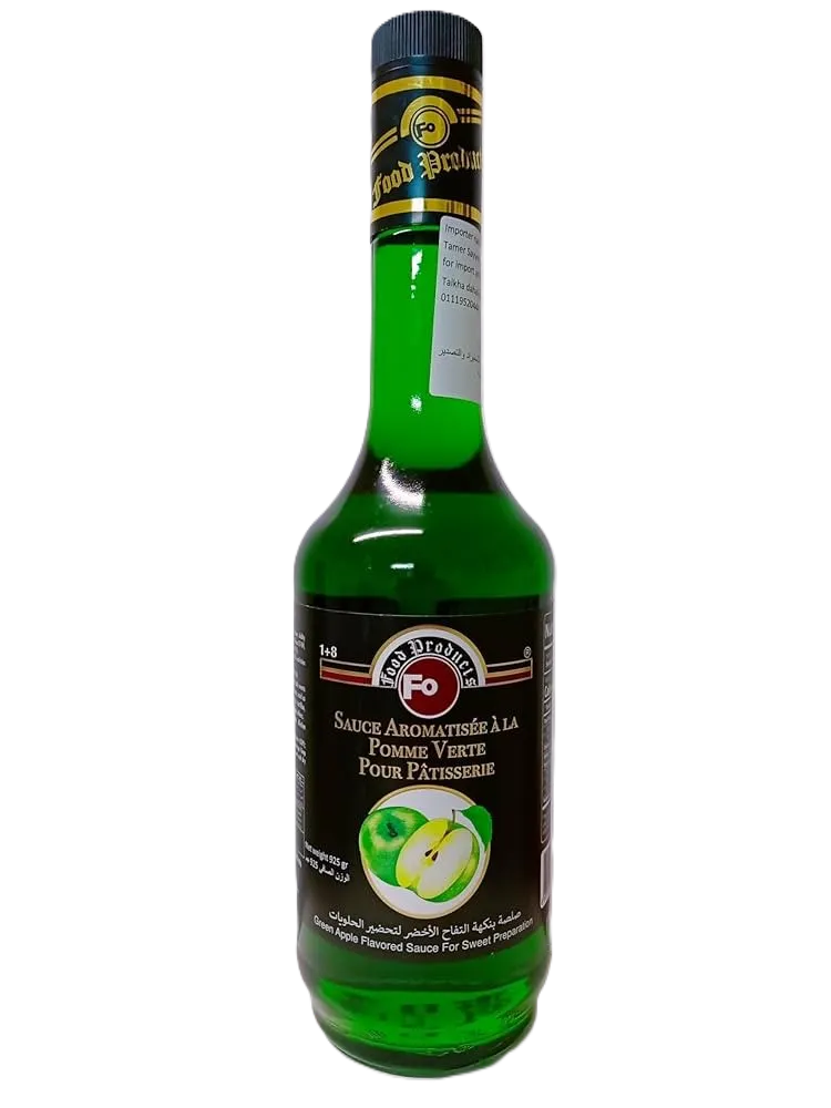 فو صوص التفاح الاخضر 925  جم