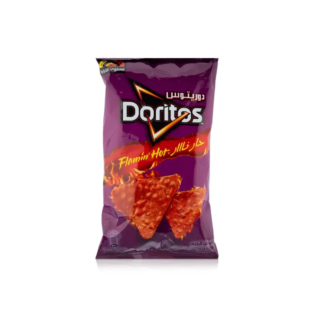 دوريتوس فلامينج هوت 195  جم/DORITOS FLAMING HOT 195 G