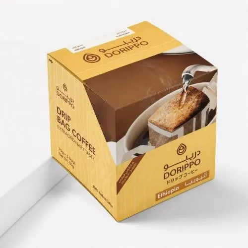 قهوة مقطرة دريبو اثيوبيا 10*10جم/DORIPPO BAG COFFE ETHIOPIA 10*10G