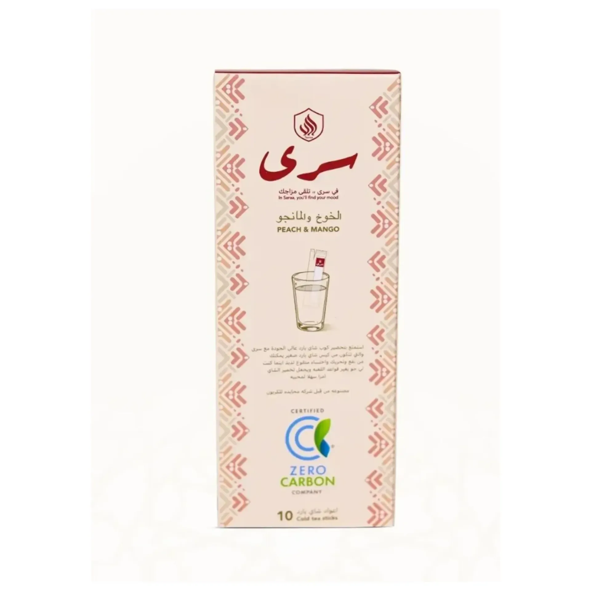 شاى سرى بالخوخ والمانجو 20  جم*10/SARAA PEACH & MANGO 20 G*10