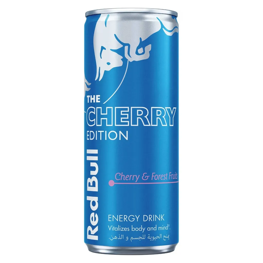 رد بول بيرى بالكرز وفاكهة الغابة 250  مل/REDBULL THE BERRY CHERRY & FOREST FRUITS 250 ML