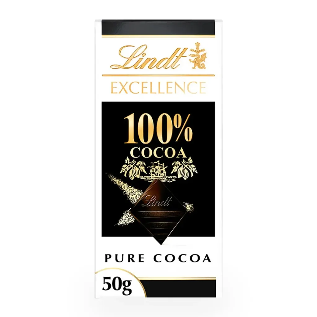 ليندت اكسلنس 100% كاكاو 50  جم/LINDET EXCELLANCE 100 % CACAO 50 G