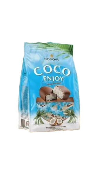 بونوفا شوكولاتة بجوز الهند 400  جم/BONOVA COCO ENJOY WITH COCONUT 400 G