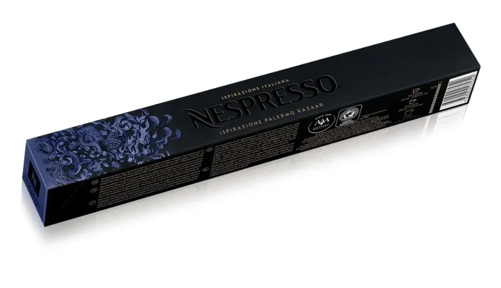 نسبريسو كبسولات  كازار 60جم/NESPRESSO KAZAAR COFFE CAPSUALES 60 G