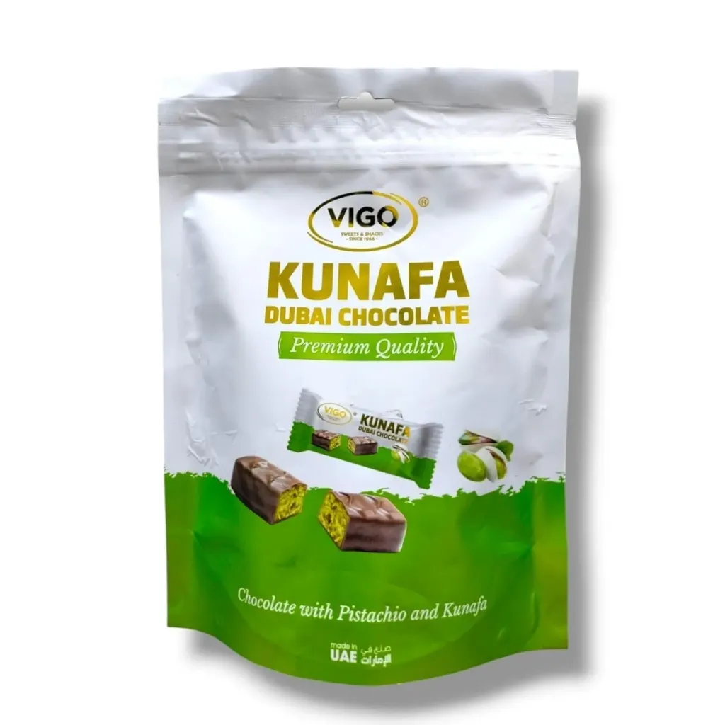 فيجو شوكولاتة كنافة دبى 175  جم/VIGO KUNAFA DUBAI CHOCOLATE 175 G