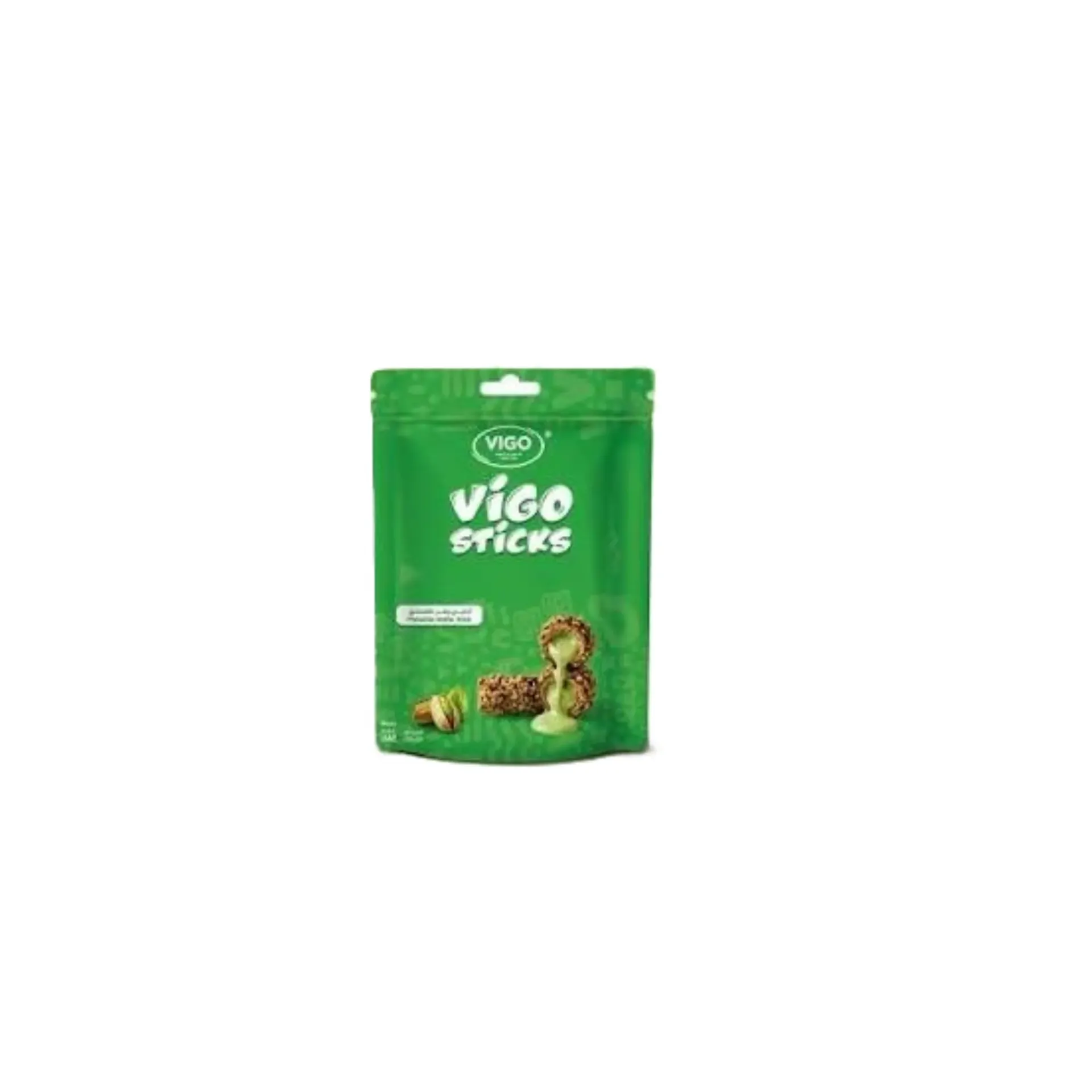 فيجو اصابع الويفر بالبستاشيو 160  جم/VIGO STICKS PISTACHIO  160 G