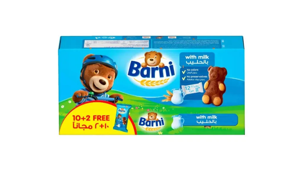 كيك بارنى حليب 30 جم*12/BARNI MILK CAKE 30 G*12